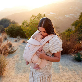 Canguru Ergobaby 4 Posições Omni 360 Air Mesh - Pink Quartz