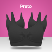 KIT Sutiã de Amamentação Sem Costura | Compre 2 Leve 3 - Ama Mamma