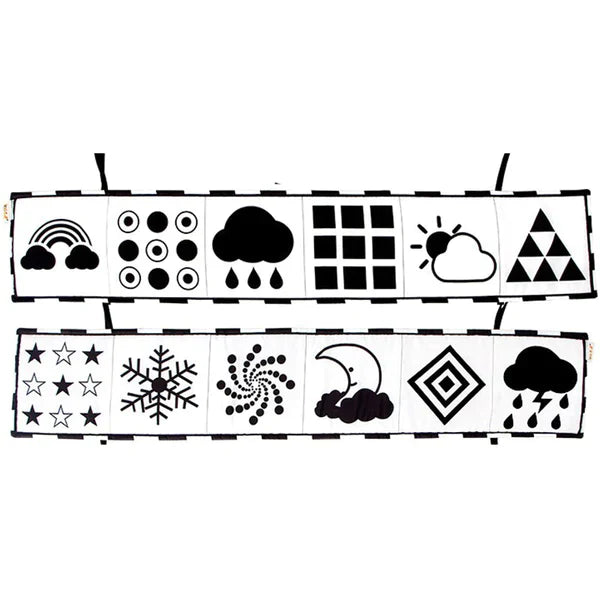 Livro Sensorial de Estímulo Visual - Montessori - Ama Mamma