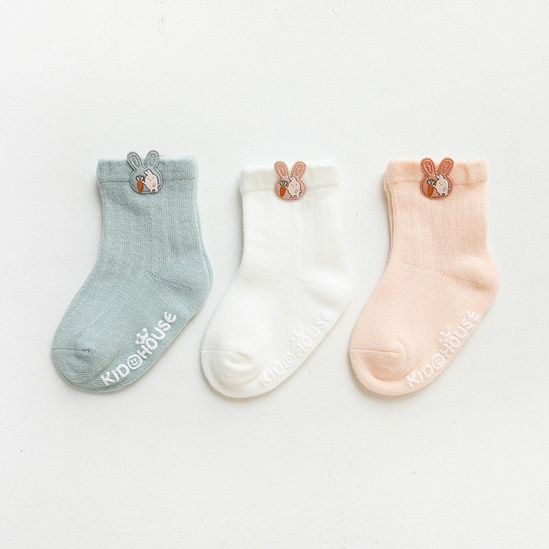 Kit 3 Pares de Meia Bichinhos - Ama Mamma