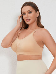 Ajustável sem costura plus size sutiã de enfermagem respirável feminino sutiã de amamentação roupa interior de alta qualidade roupas para grávidas push up