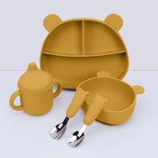 Kit Alimentação do Bebê - Meu Ursinho - 5 Peças - Ama Mamma