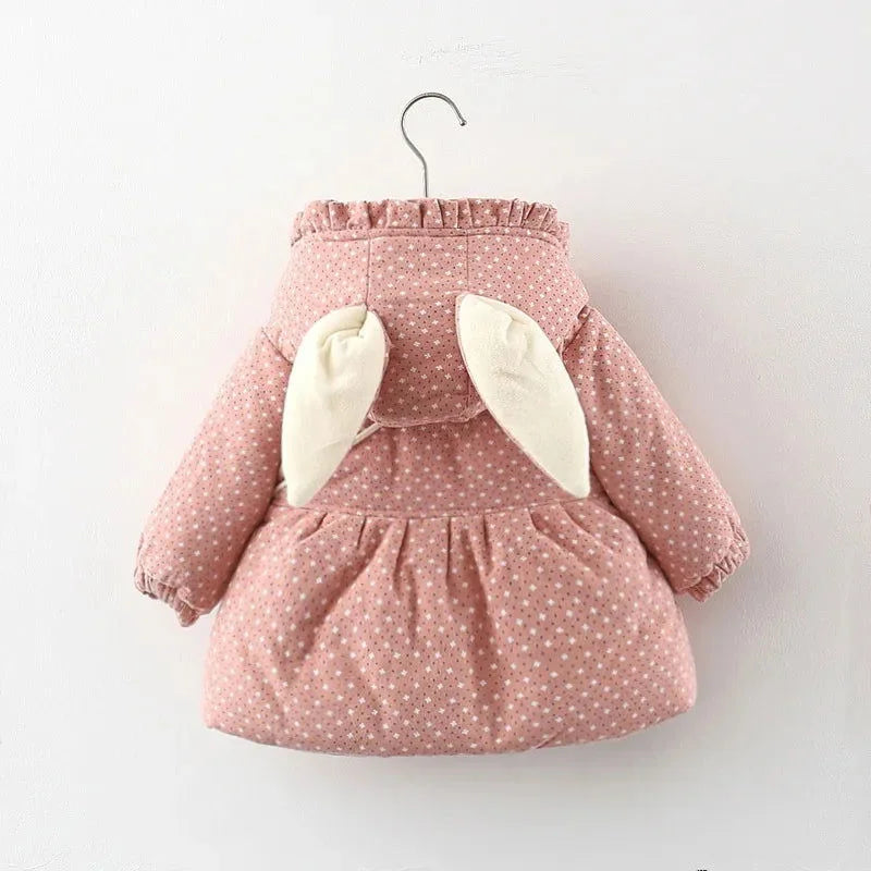 Casaco Infantil Com Capuz Orelhas de Coelhinho Ama Mamma