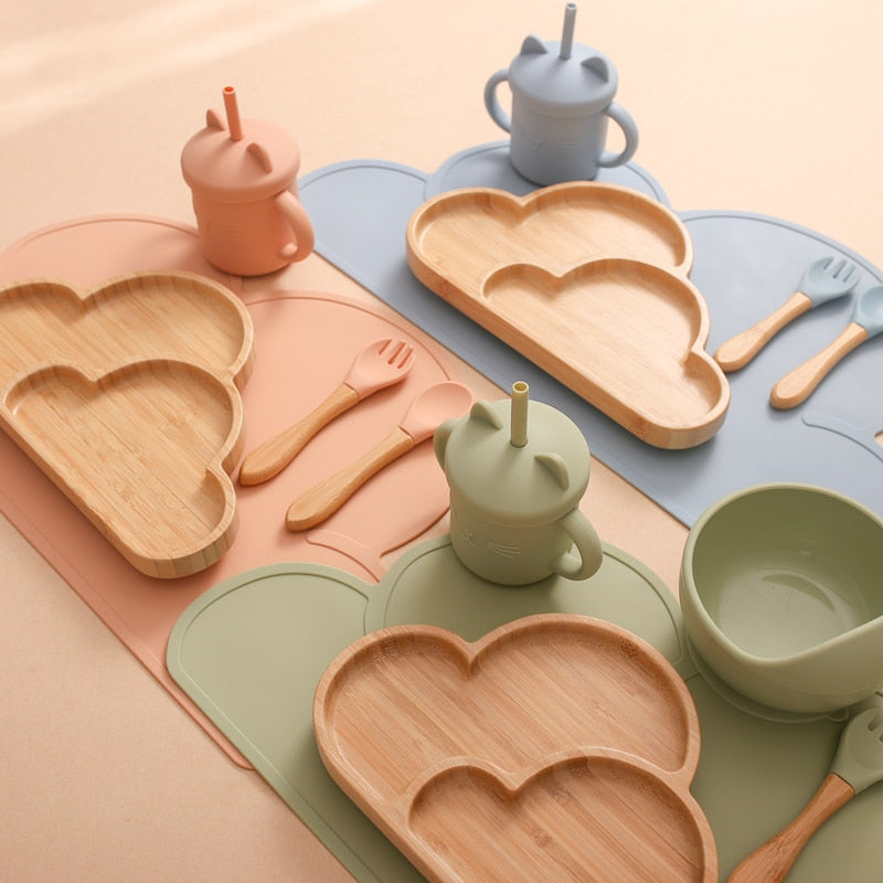 Kit Alimentação do Bebê Nuvem - Ama Mamma