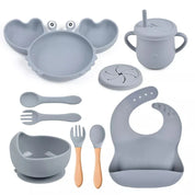 Kit Alimentação Divertido Caranguejo 8 Peças Ama Mamma - Ama Mamma