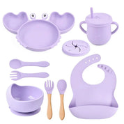 Kit Alimentação Divertido Caranguejo 8 Peças Ama Mamma - Ama Mamma
