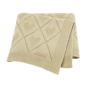 Cobertor Tricot Charmoso Heart Ama Mamma - Ama Mamma