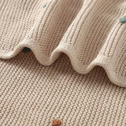 Manta Tricot com Bolinhas Coloridas para Bebê Ama Mamma - Ama Mamma