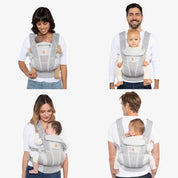 Canguru Ergobaby 4 Posições Omni 360 Air Mesh - Black
