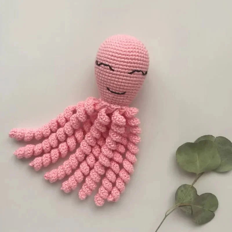 Pelúcia Crochê Polvo Encantado para Bebês Ama Mamma - Ama Mamma