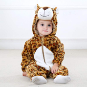 Pijama-Fantasia de Bichinhos de Plush para Bebês c/ Capuz - Ama Mamma