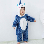 Pijama-Fantasia de Bichinhos de Plush para Bebês c/ Capuz - Ama Mamma