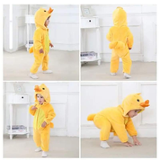 Pijama-Fantasia de Bichinhos de Plush para Bebês c/ Capuz - Ama Mamma
