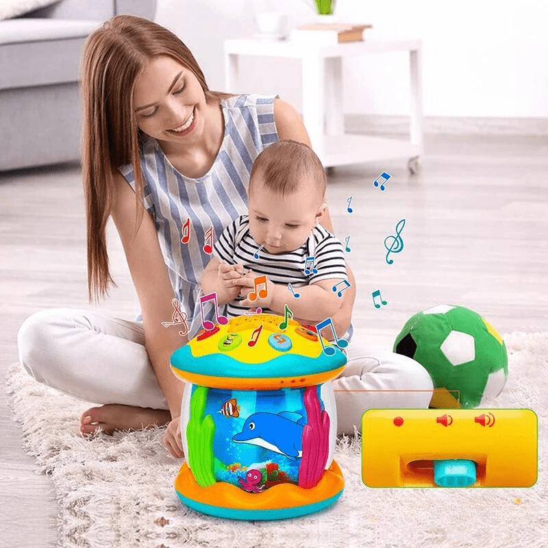 Brinquedos Educativos | Projetor Musical - 0~36 Meses - Ama Mamma
