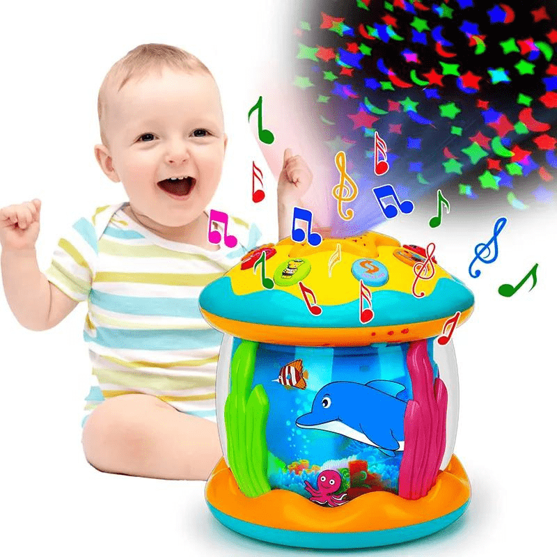 Brinquedos Educativos | Projetor Musical - 0~36 Meses - Ama Mamma